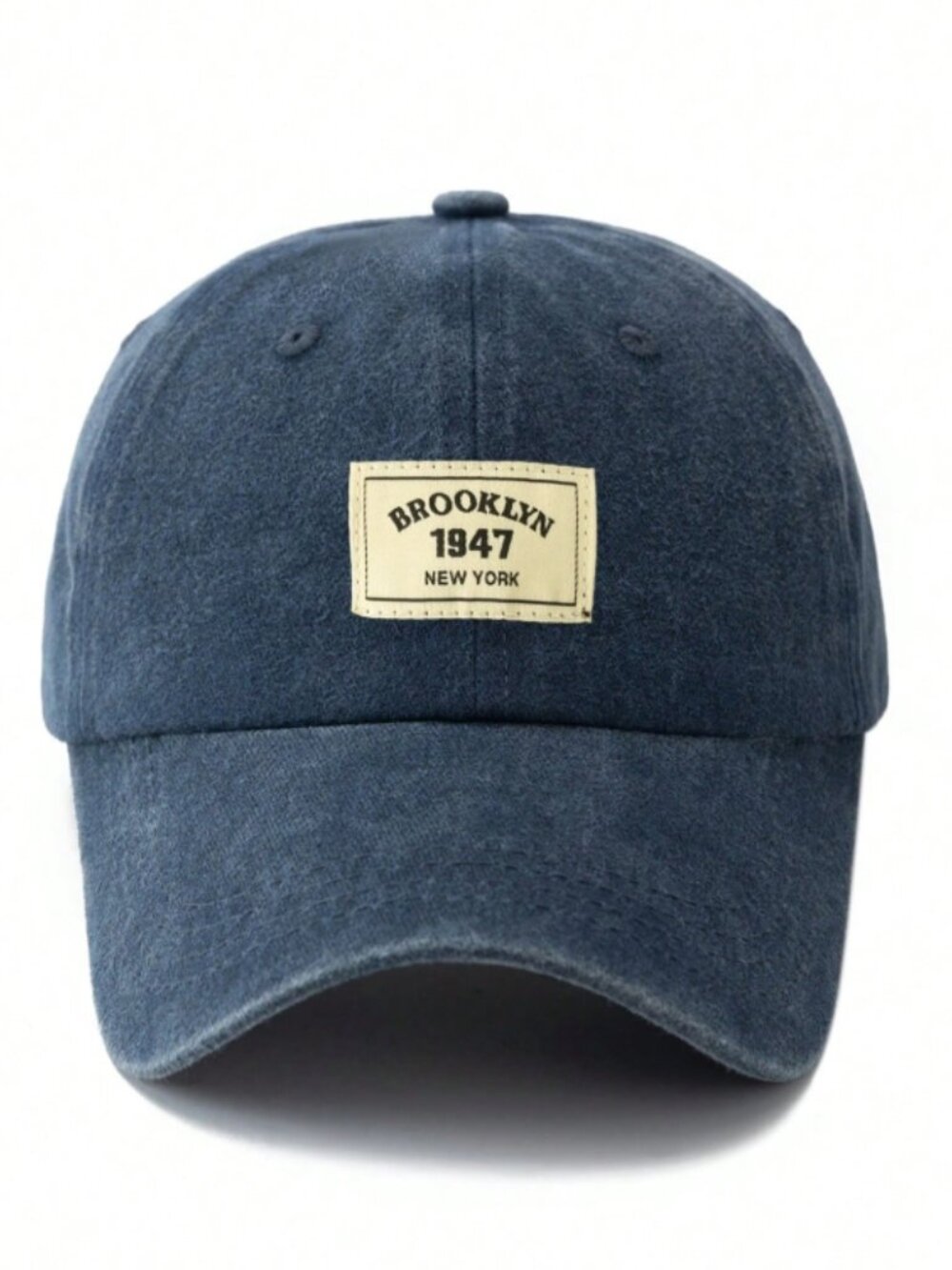 Unisex Adjustable Blue Washed Fabric Strap Outdoor Baseball Cap NEW